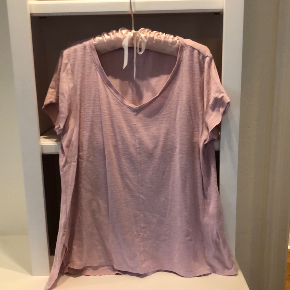J Jill pink swing tee-shirt